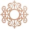 Ekena Millwork Dijon Wood Fretwork Pierced Ceiling Medallion, Cherry, 38"OD x 12 3/8"ID x 3/8"T CMWP38X38X0375DICH - alternate 1